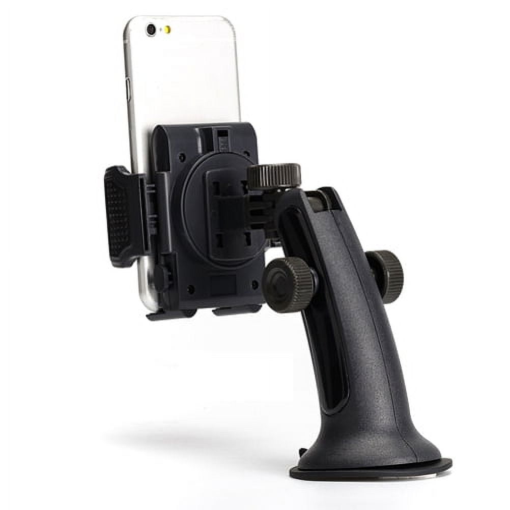Car Mount for iPhone 14/Pro/Max/Plus - Dash Windshield Air Vent Holder Cradle 2-in-1