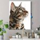 thumbnail image 4 of Qisvanset 12x16 Inch Tabby Cat Portrait Canvas Print Wall Art, 4 of 5