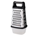 thumbnail image 1 of rallador de caja Rallador de caja de cuatro lados con contenedor Cortador de vegetales de 9 pulgadas para vegetales, limón, ajo, 1 of 3