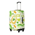 thumbnail image 2 of Daiia St Patrick's Day1 Luggage Cover, Thickened Washable Travel Luggage Covers, Elastic Unique Baggage Covers for 18-20 inch Luggage-Medium, 2 of 9
