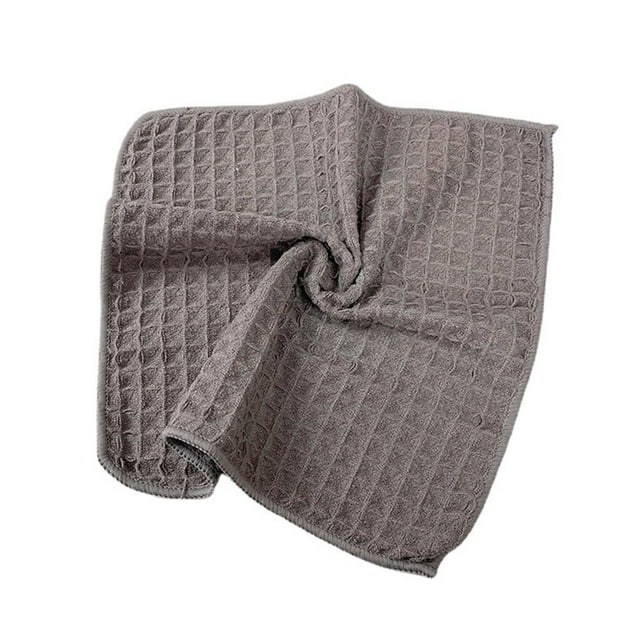 Paño de limpieza de microfibra, paño de cocina multiusos reutilizable de microfibra Café 30 cm