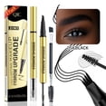thumbnail image 1 of Fiudx Lápiz de Cejas 2 En 1 con Punta de Tenedor, Trazos Que Imitan El Vello Natural, Fórmula de Larga Duración, Fácil Aplicación En Cualquier Zona, Perfecto para Todo Tipo de Piel, Ideal para Princi, 1 of 6