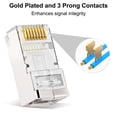 thumbnail image 4 of Conectores RJ45 Kyrene blindados Cat 6, 50 unidades, 4 of 7
