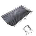 thumbnail image 3 of 27 Inches Ash Pan/Drip Pan for Chargriller 1224, 1324, 2121, 2222, 2727, 2828, 2929 Charcoal Grills, Charbroil 17302056 Grill Grates Replacement Part with 2pcs Fire Grate Hanger, 3 of 7