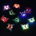 thumbnail image 3 of Luces LED decorativas, despegar y pegar, lámpara de noche con forma de mariposa con cinta adhesiva de doble cara, usos múltiples para dormitorio, hogar, bares, cafeterías, restaurantes, bodas,, 3 of 7