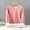 Pinky, variant on Long Sleeve Thermal Shirts for Women Fleece Lined Crew Neck Long Sleeve Pullover Tops Comfy Soft Sleepwear New Watermelon Red XL