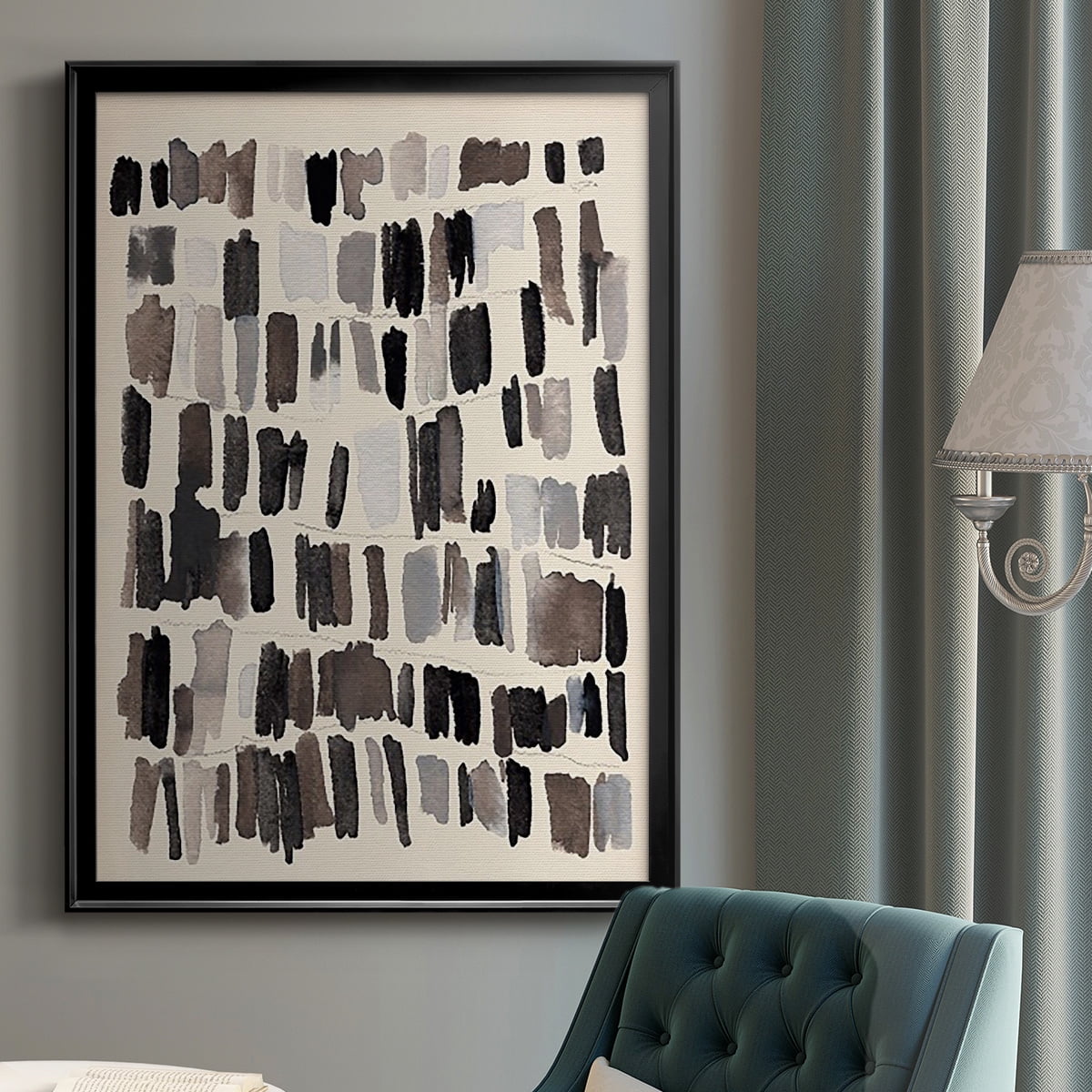 Chalk and Flint IV Premium Framed Print, in Gold, Black, or Silver - Ready to Hang