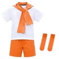 thumbnail image 3 of Boys Performance Outfit Dress up Kids Preschool Graduation T-Shirt Casual Shorts Sets Boys Children's Day Outfit Dress up Photo 6-7 Years, 3 of 3
