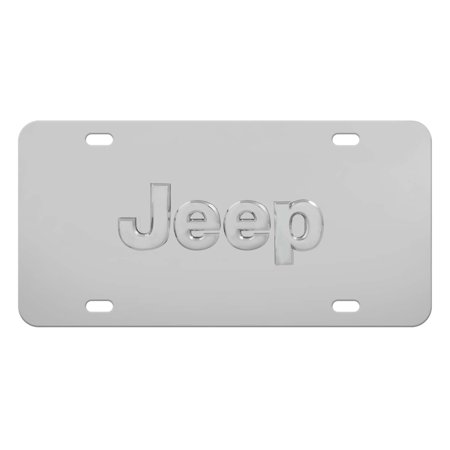 Car License Plate, Jeep Logo Universal Front License Plate Decorative