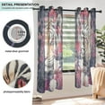 thumbnail image 5 of BZSMCE Window Curtain Panels Fashion Regal Bloom Printed 63x42in/63x52in, 5 of 7