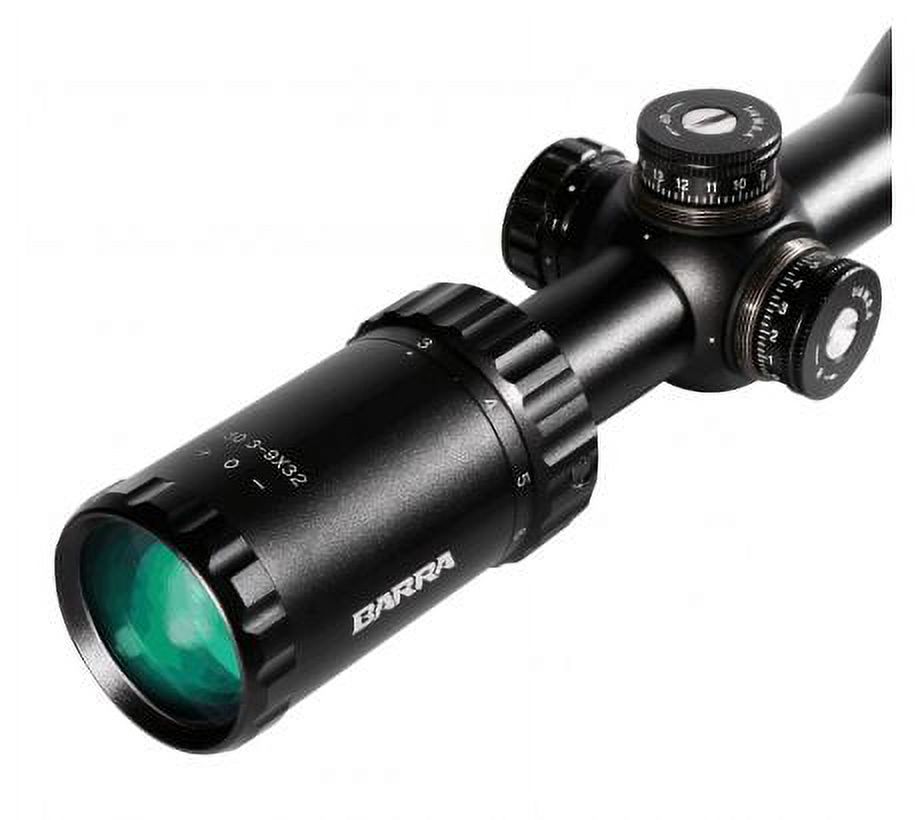 Barra H30 3-9x32 Illuminated BDC Riflescope with H1R Reticle