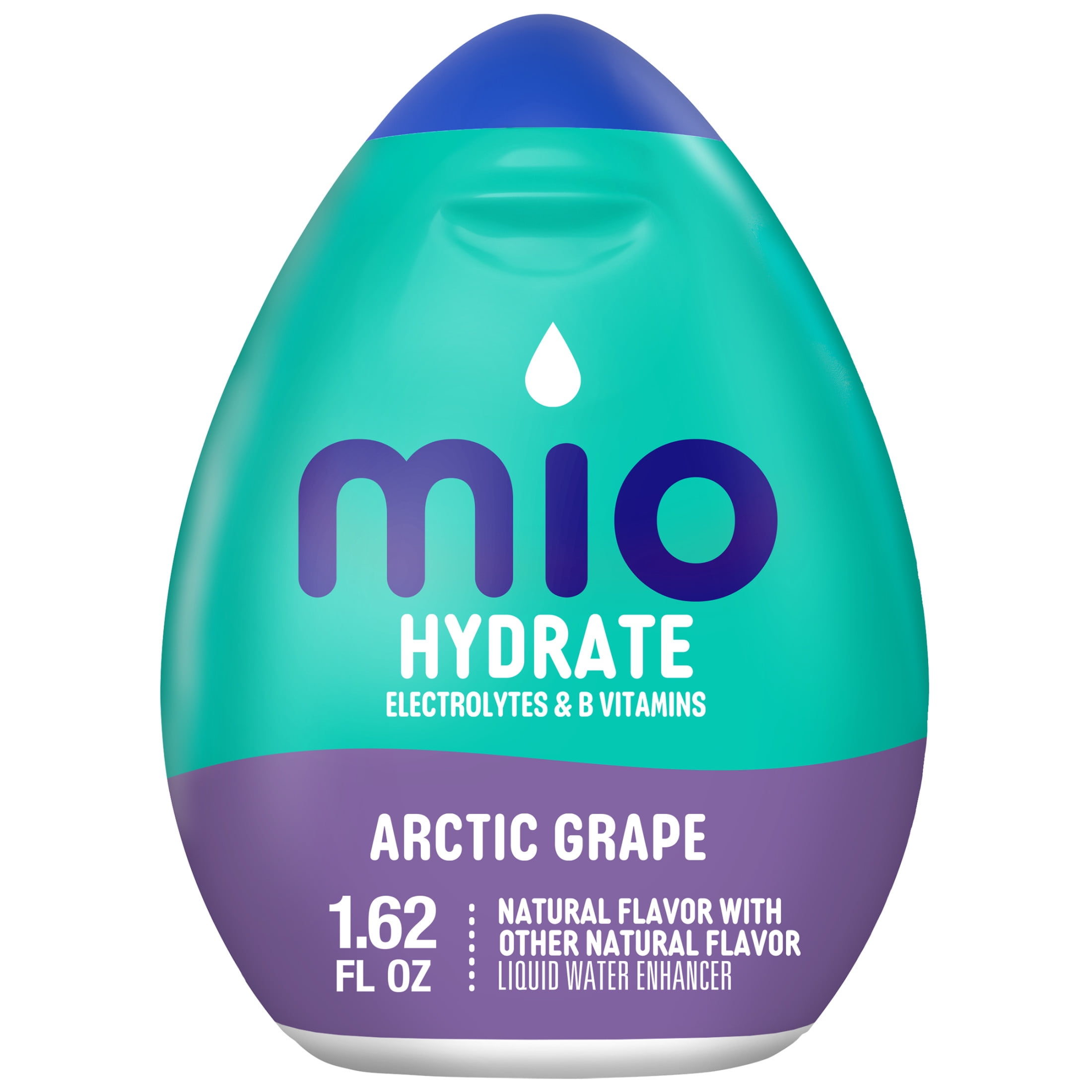 (12 pack) Mio Hydrate Arctic Grape Sugar Free Water Enhancer, 1.62 fl oz Bottle, Liquids
