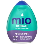 Mio Hydrate Arctic Grape Sugar Free Water Enhancer, 1.62 fl oz Bottle, Liquids