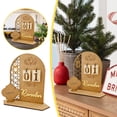 thumbnail image 1 of OLEEK Countdown Calendar Desktop Ornament Interactive Kids Table Home Advent Celebration, 1 of 6