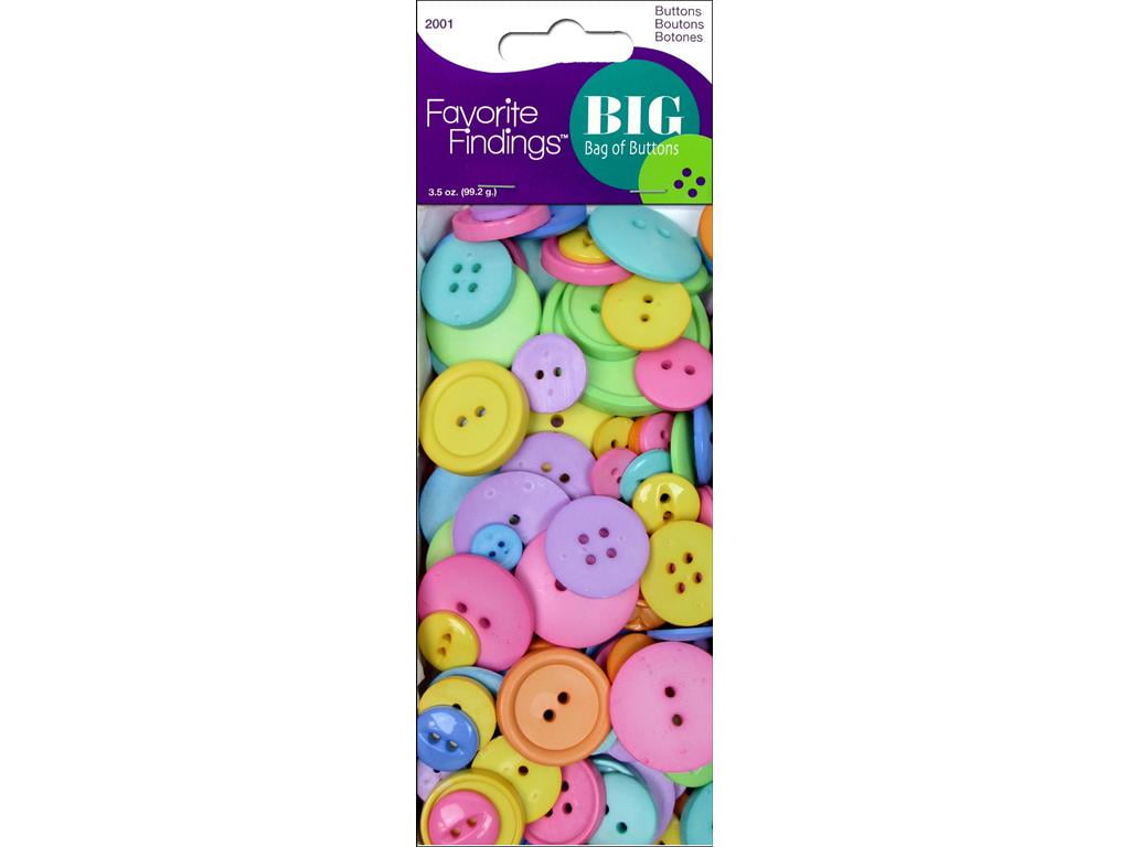 Blumenthal Lansing Company Favorite Findings 4-Ounce Big Bag of Buttons Multi
