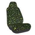 thumbnail image 1 of Wukai Green Branch Olive Full Set Car Seat Covers with Soft Padding Universal Auto Front Seats Protector and Cushion Mat, 1 of 5