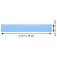 thumbnail image 3 of 4Pcs Aluminum Alloy Ruler Math Geometry Tool Office Scale Ruler Measuring Ruler Protractor for Student, 3 of 9