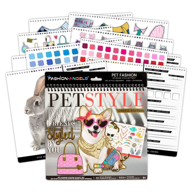 Pegatinas Stylist Fashion Angels Pet Fashion para niños mayores de 6 años