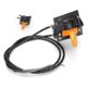 thumbnail image 4 of Replacement Throttle Choke Lever With Cable Am140333 For John Deere X305r X310 X530 X300 X300r X304, 4 of 5