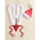 thumbnail image 3 of Txlixc Ropa interior de Navidad para mujeres, piel artificial sin mangas Txlixc  moda, 3 of 6