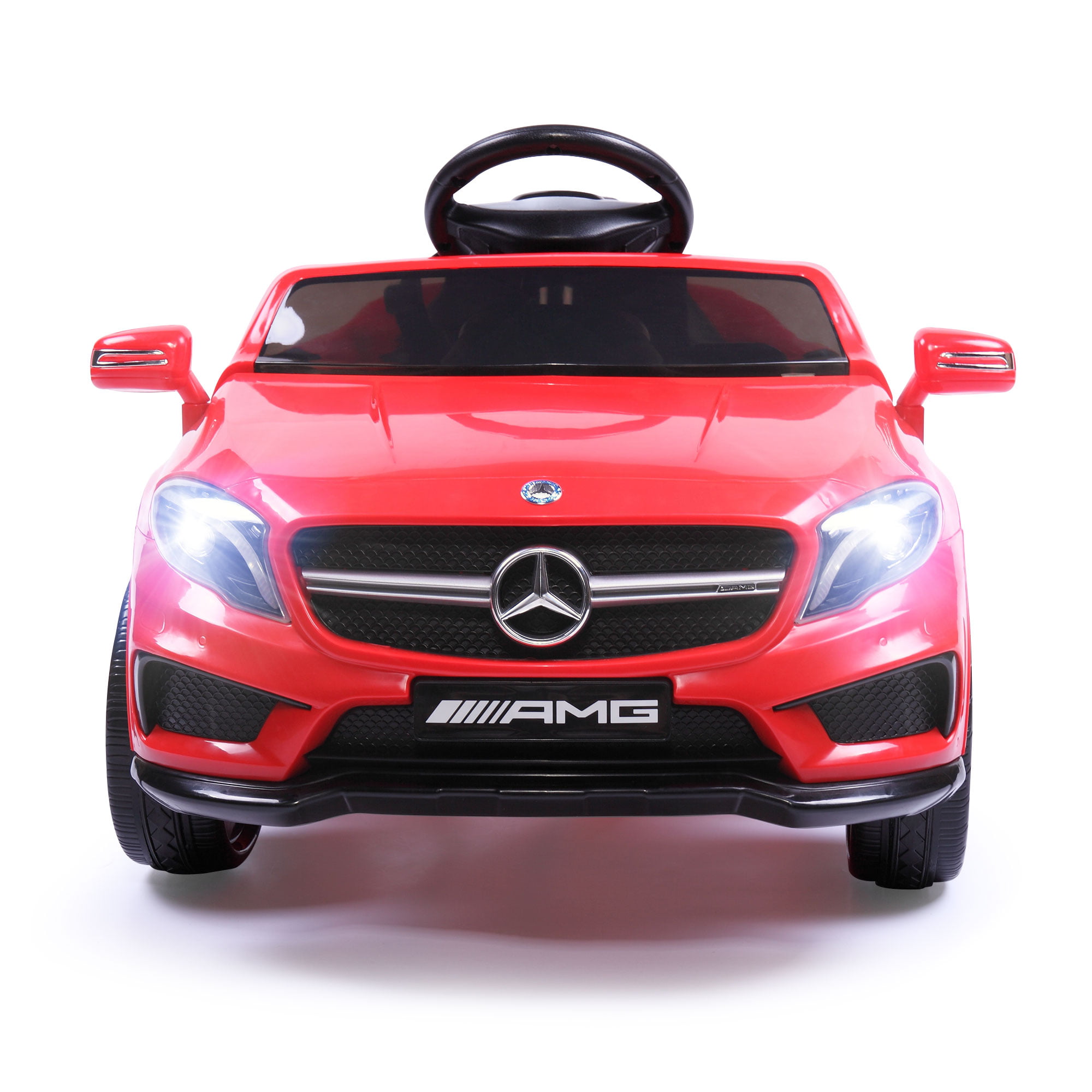 Kids Toy Car xmas Gift Christmas Birthday Gift for Boys Battery Music Lights Red 