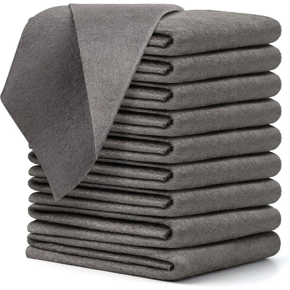 10 Pcs Thickened Magic Cleaning Cloth, Microfiber Streak Free Cleaning Cloths Reuseable Magic Cleaning Wipes for Windows Glass