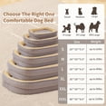 thumbnail image 5 of Orthopedic Dog Bed for Large Dogs Breeds, High Density Egg Crate Foam Dog Sofa Beds,Oval Kennel Bed, Pet Couch Bed with Four Sided Bolster, Removable Washable Cover& Non-Slip Bottom, 5 of 7
