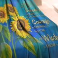 thumbnail image 3 of Sunflower Sherpa Blanket: Cozy 50x60in Throw Blanket Delightful Decor for Bed, Sofa, Office Couch Blanket Gift for Women Man, 3 of 5