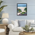 thumbnail image 2 of Stupell Industries Coast Is Clear Landscape Black Framed Floater Canvas Wall Art design by Dorothy Holmes Mohler, 21 x 17, 2 of 9