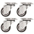 thumbnail image 1 of 4 ruedas giratorias universales TPR silenciosas de 360 grados de repuesto para muebles de silla de casa 38 ruedas de dirección, 1 of 15
