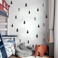 thumbnail image 2 of Toystoory 1 Juego de calcomanías de pared de árbol de pino de bosque bonito decoración de arte de pintura Natural pegatinas de vinilo de Decoración del hogar, 2 of 6
