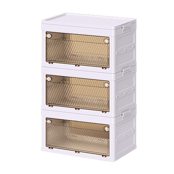 YIGSECU Folding Wardrobe Armoire with Storage Cubes Efficient Clothes Organization Tool