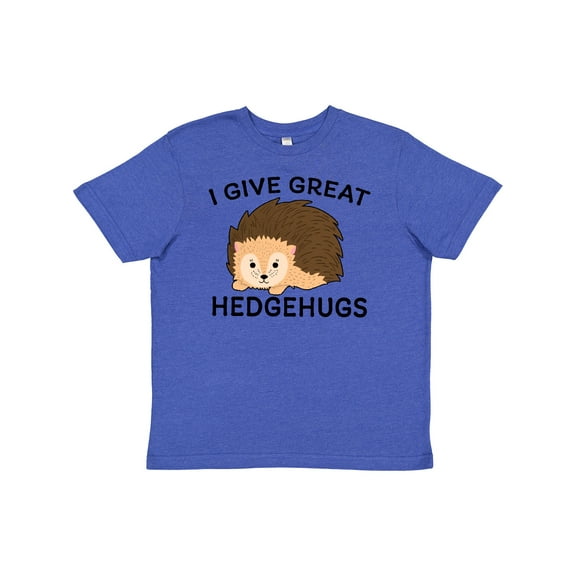 Inktastic I give great hedgehugs with Cute Hedgehog Youth T-Shirt
