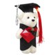 thumbnail image 2 of KAKOWELY Llavero de peluche con forma de oso de graduación. Precioso llavero con colgante de oso de graduación para mochila., 2 of 4