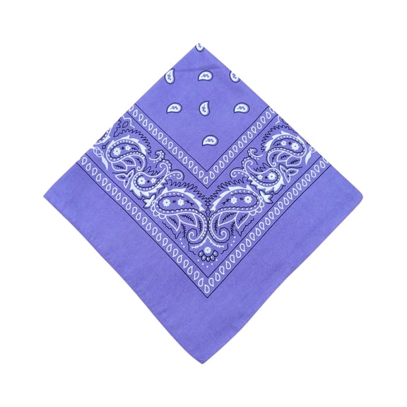 Cotton Paisley Bandana Square Scarf Versatile Tie Dye Head Neck Wrap Handkerchief