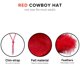 thumbnail image 3 of Accesory Set 4E's Novelty, sombrero de vaquero rojo con plumas y gafas de sol, 3 of 7