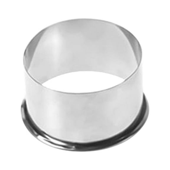 Stainless Steel Pastry Cutter Set - 2.95 Inch Round Mold for Dumplings, Ravioli, Fondant & Baking Dough