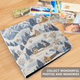 thumbnail image 4 of FORMRS 3 Ring Photo Album 4"x6" Self Adhesive Large Capacity PU Leather Cover, Snowy Winter, 4 of 8