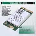 thumbnail image 4 of Tarjeta Inalámbrica QCA9377 QCNFA435 Bluetooth 4.1 Tarjeta WiFi 433Mbps 802.11AC 2.4G/5Ghz Adaptador de Red NGFF para Win 7/8/10, 4 of 5