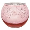 Just Artifacts Bulk 2-Inch Round Speckled Mercury Glass Votive Candle Holders (Blush Pink, Set of 100)