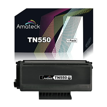 Amateck Compatible Toner Cartridge Replacement for Brother TN550 Black 1 Pack for MFC-8460N, MFC-8470DN, MFC-8660DN, MFC-8860N, MFC-8870DW, HL-5200, HL-5240, HL-5250, HL-5280, DCP-8060, DCP-8065