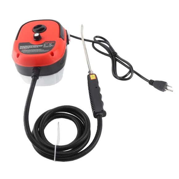 M Buder Limpiador de Vapor Portátil 1500W, Alta Presión 105°C, Rojo, Enchufe EE.UU. 110V