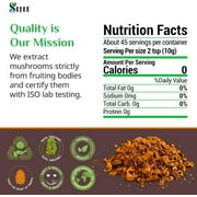 Sayan Herbal Tea, Siberian Raw Coarse Chaga Powder, Immune and Digestive Support Supplements (1 lb)