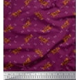 thumbnail image 1 of Soimoi Cotton Duck Fabric Footprint & Dinosaur Animal Fabric Prints By Yard 42 Inch Wide, 1 of 1