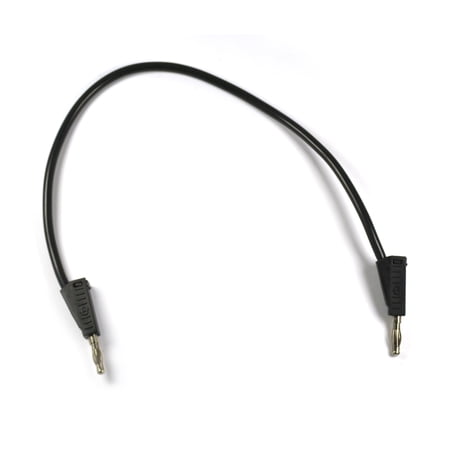 Connecting Lead  Black  12  - Insulated  Stackable Plugs - Banana Plugs  4mm plug ends - Eisco Labs price history on PriceWatchPro