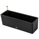 thumbnail image 5 of Maceta rectangular con autorriego para ventana, contenedor decorativo para plantas Negro, 5 of 9