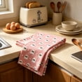 thumbnail image 6 of Hand Towel,Light-Pink Soft Absorbent Ghost Print Pattern Towel for Bathroom Kitchen Home Decor 23.62x15.75 Inch, 6 of 8