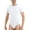 White, variant on Men's Onesie Pajamas Short Sleeve Soft Comfy Crew Neck Bodysuit Short Summer Romper Thin Full Coverage Jumper Black Medium