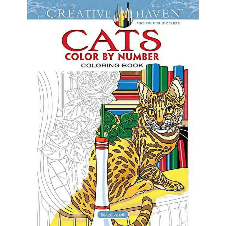 Creative Haven Whimsical Cats Coloring Book (Adult Coloring Books: Pets)