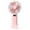 Pink, variant on YIJIA 6.3 Inch Rechargeable Mini Handheld Fan With Detachable Phone Stand Base, Multi-Speed Portable Cooling Fan For Outdoor Commute Dining Travel, 1 Pack
